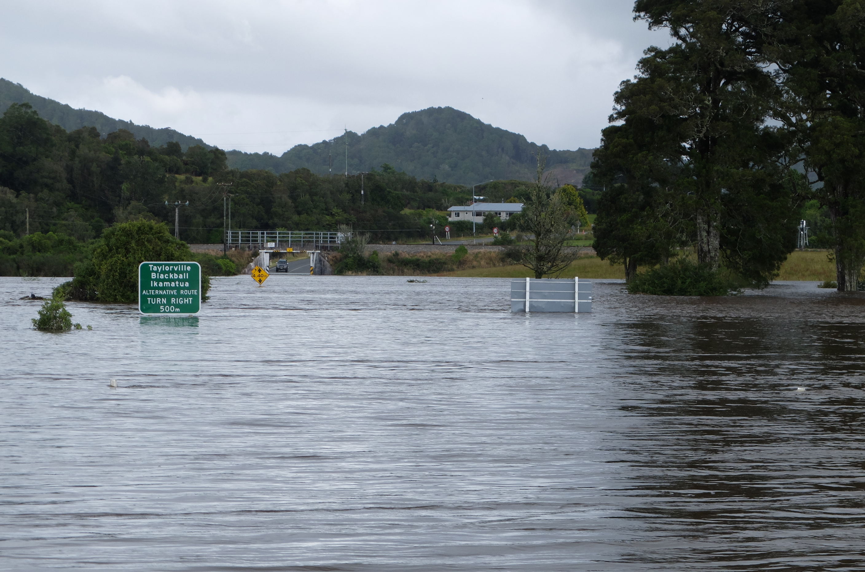 inondation route 