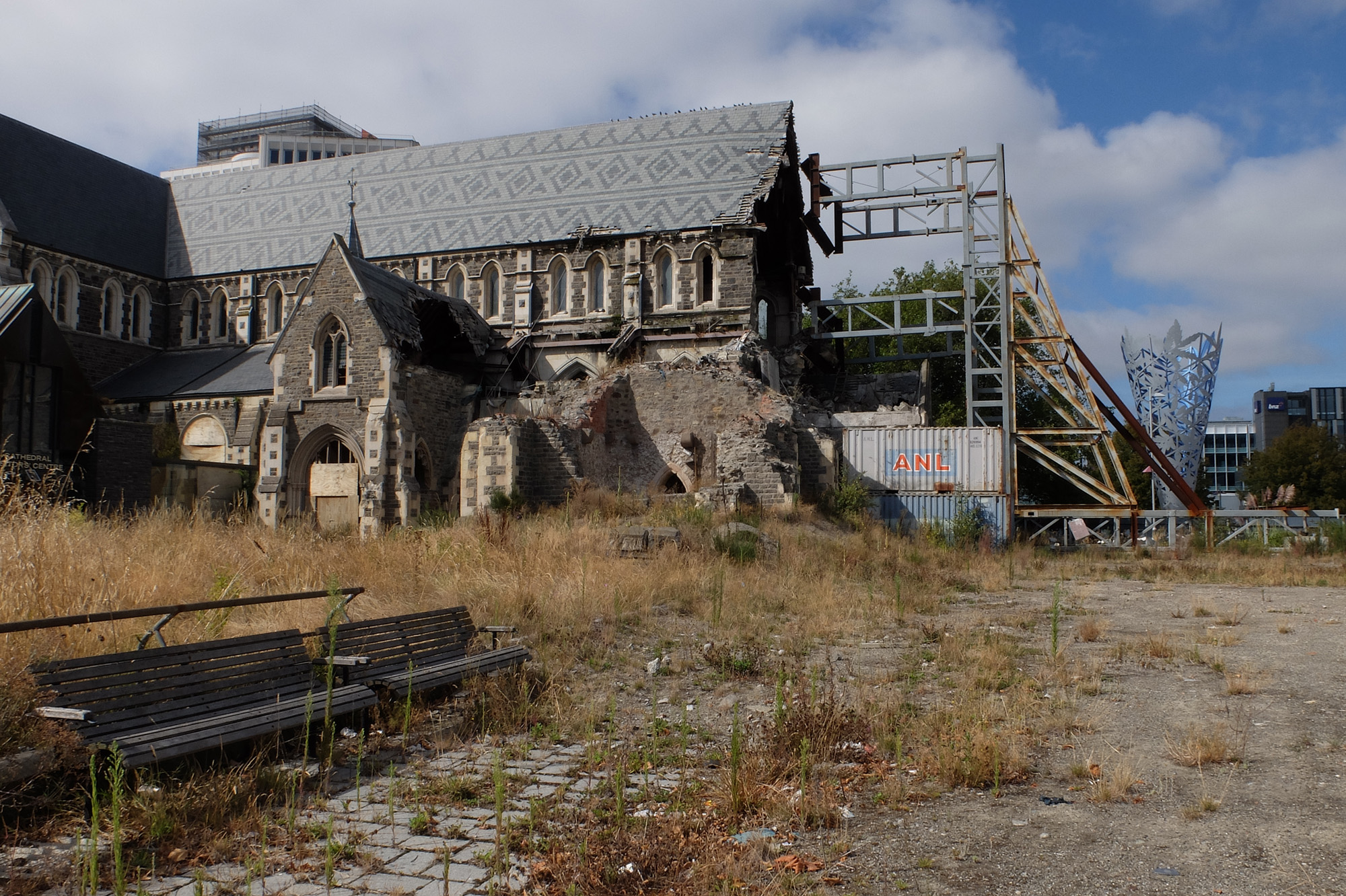 christchurch cathedral ruine