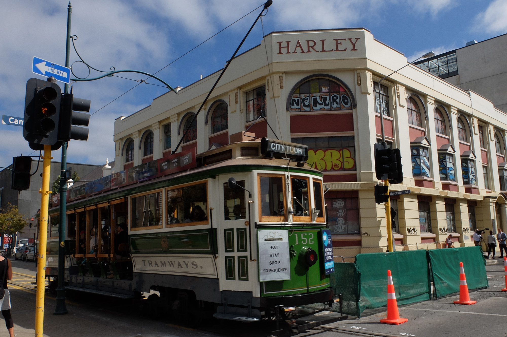 ancien tramway christchurch