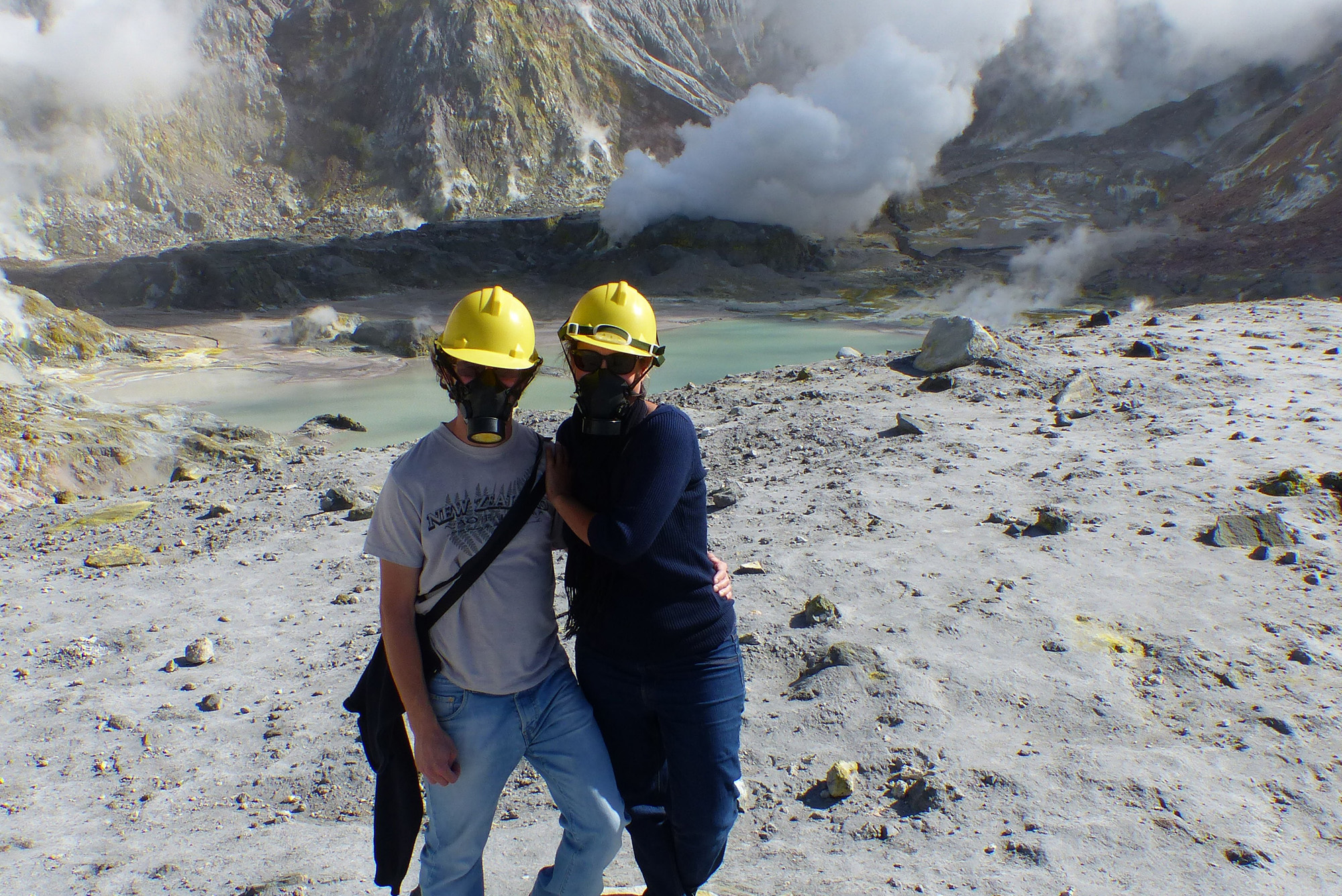 olivier amandine casque et masque white island