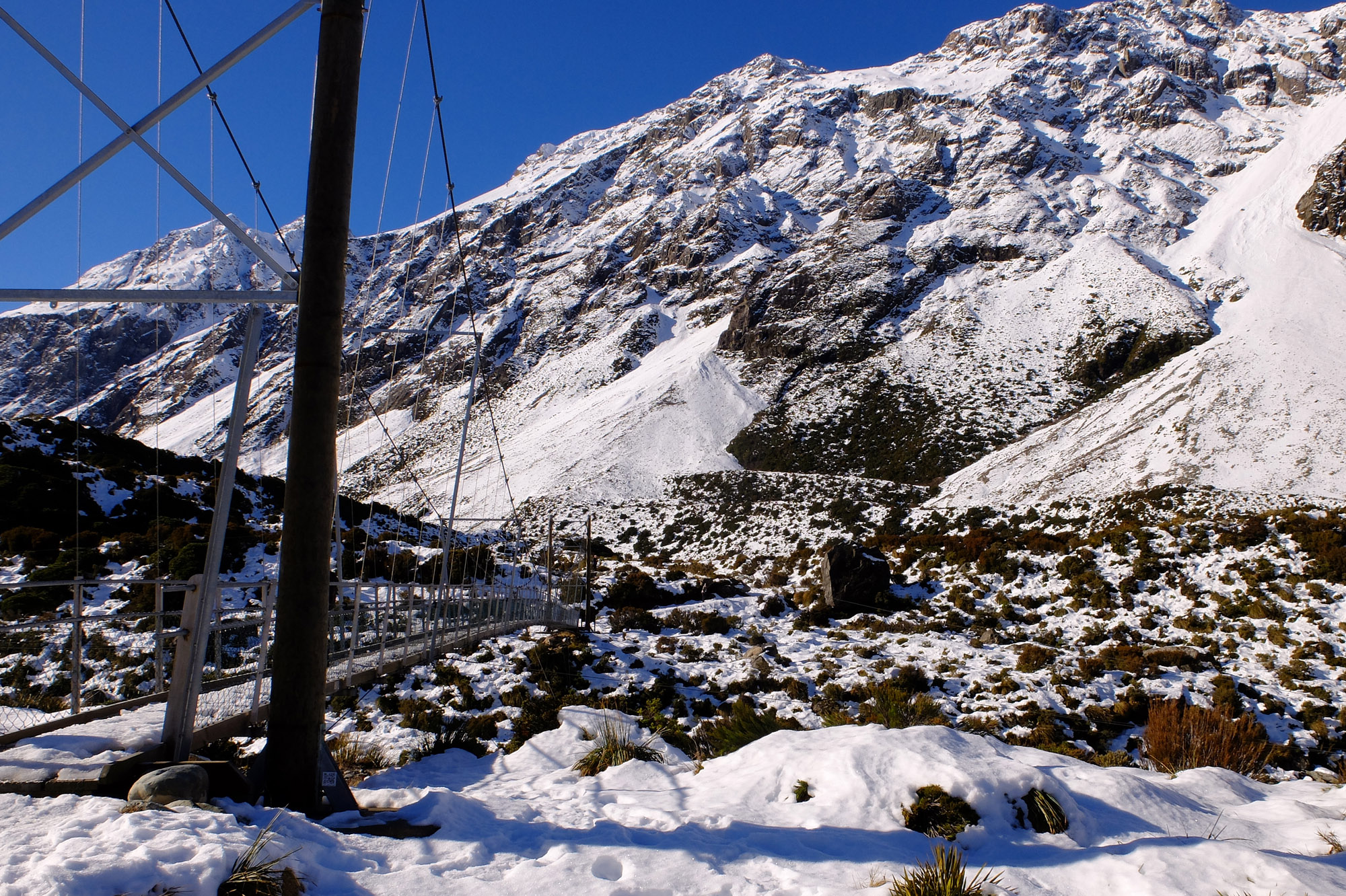 hooker valley swing bridge