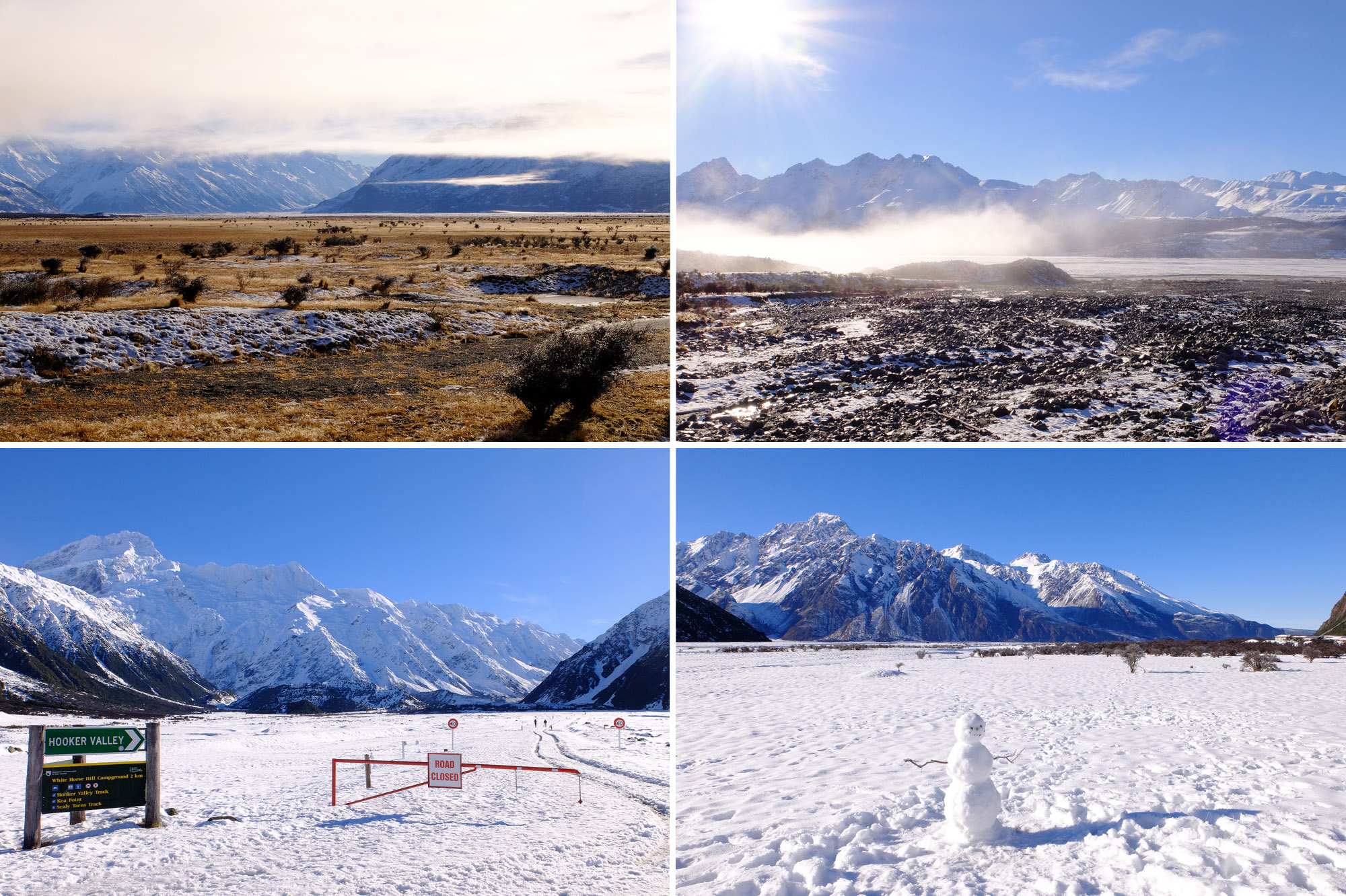 route aoraki mt cook village